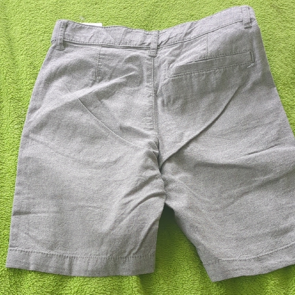 Old Navy Gray Flat Front Casual Shorts - Picture 5 of 5